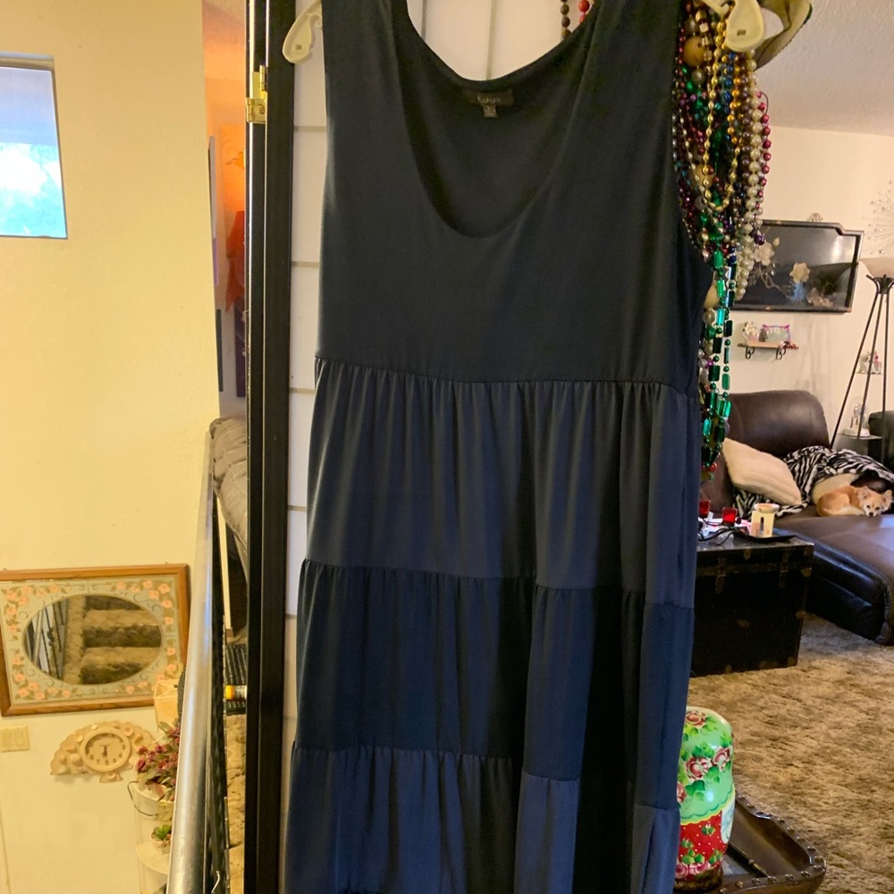 EUC Katies Navy Blue Maxi Dress Size Large